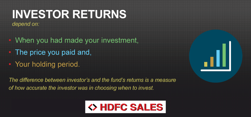 What do investor returns depend on
