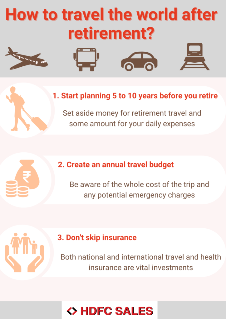 Travel the world after retirement