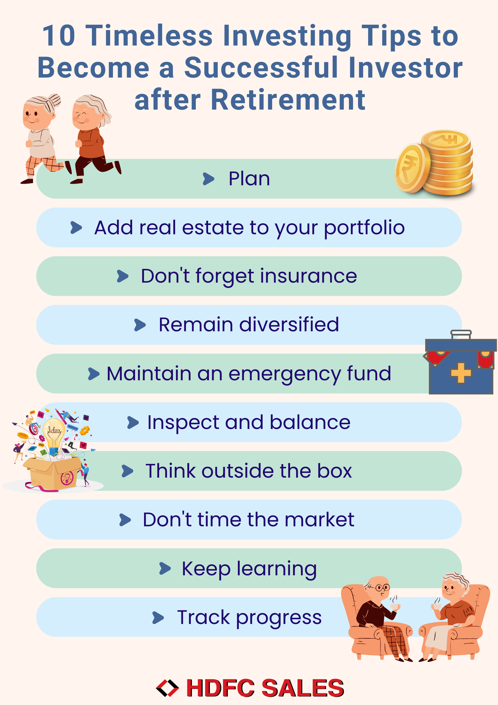 Become a successful investor after retirement