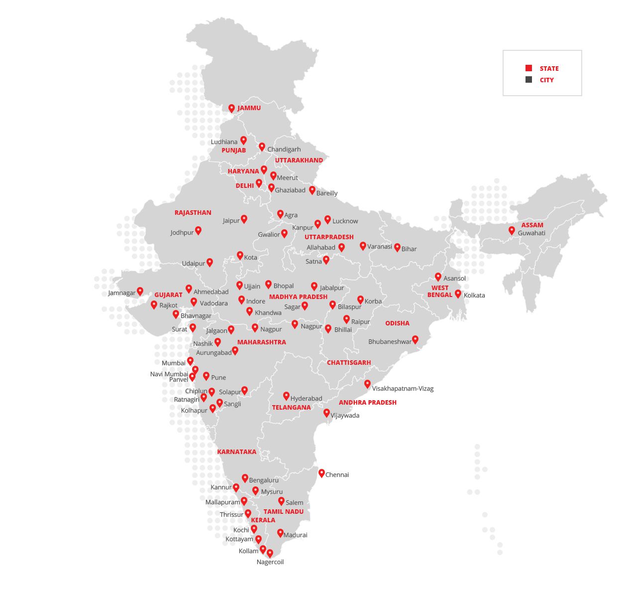 HDFC Sales Offices in India