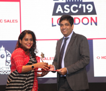 Individual Performer Award at ASC 2019- London